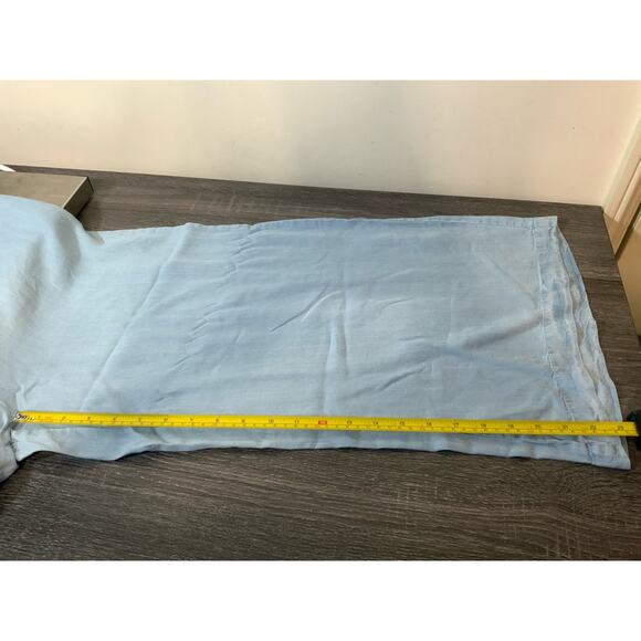 Forever21 Contemporary High Rise Wide Leg With Tie Belt Pants Womens Size L USED - Picture 6 of 7